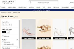 shopping website screenshot