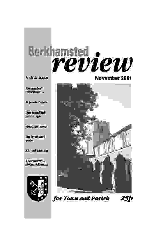 November 2001 cover