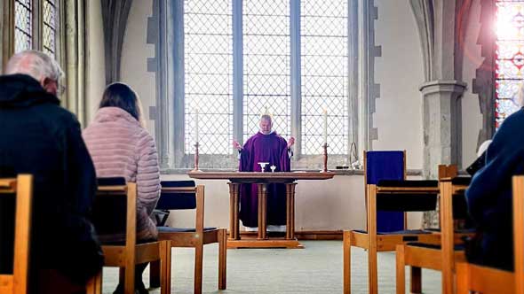 weekday Mass in the Lady Chapel